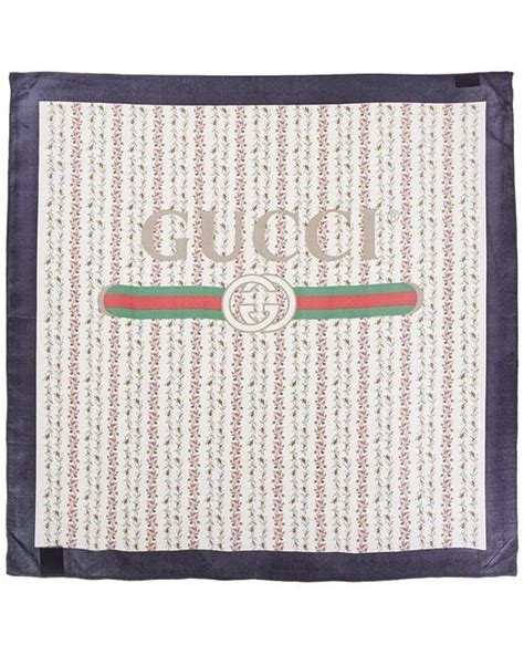 gucci small silk scarf